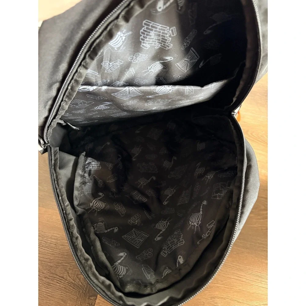 Fortnite Black & Orange Flame Backpack 15